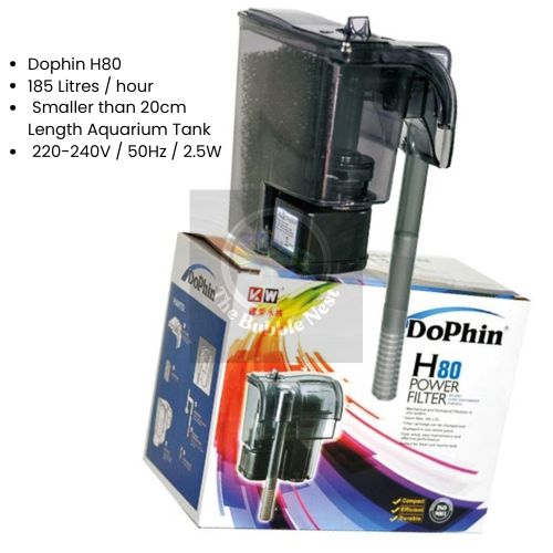dophin h80 hob filter from thebubblenest