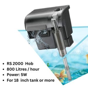 Most powerfull hob filter brand rs 2000 from the bubble nest